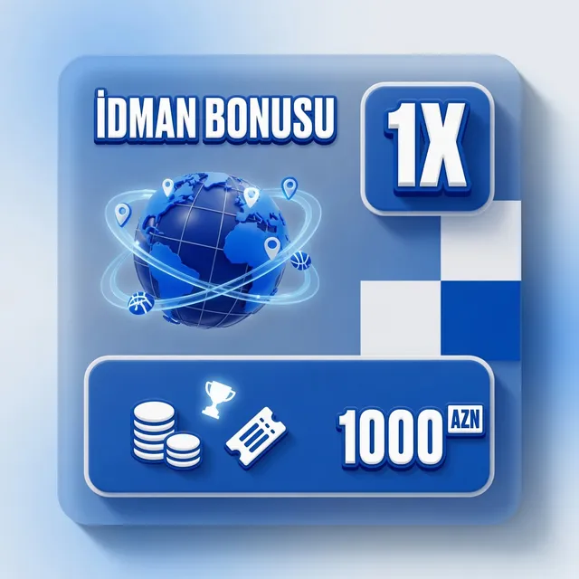 İlk depozit üçün idman bonusu 1000 AZN
