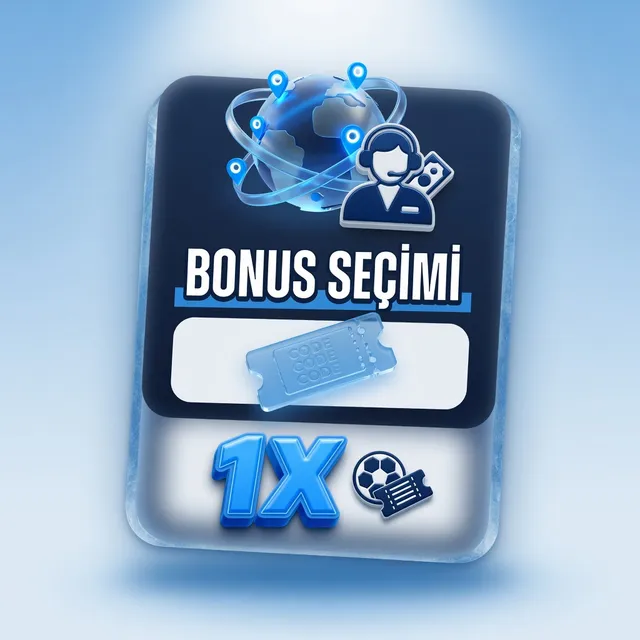 Bonus seçimi 1xbet kassasında